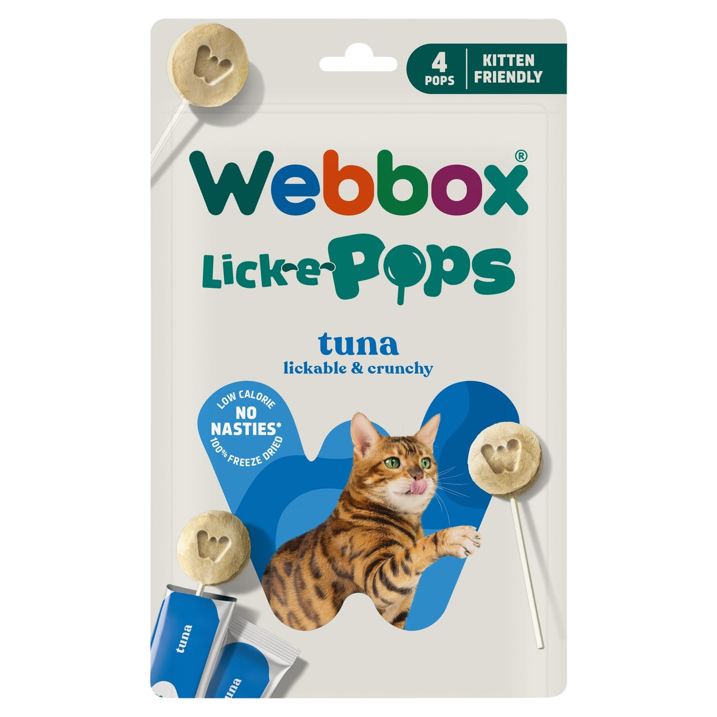 Webbox 4 Cat Lick e Pops Tuna 5.6g — image 1