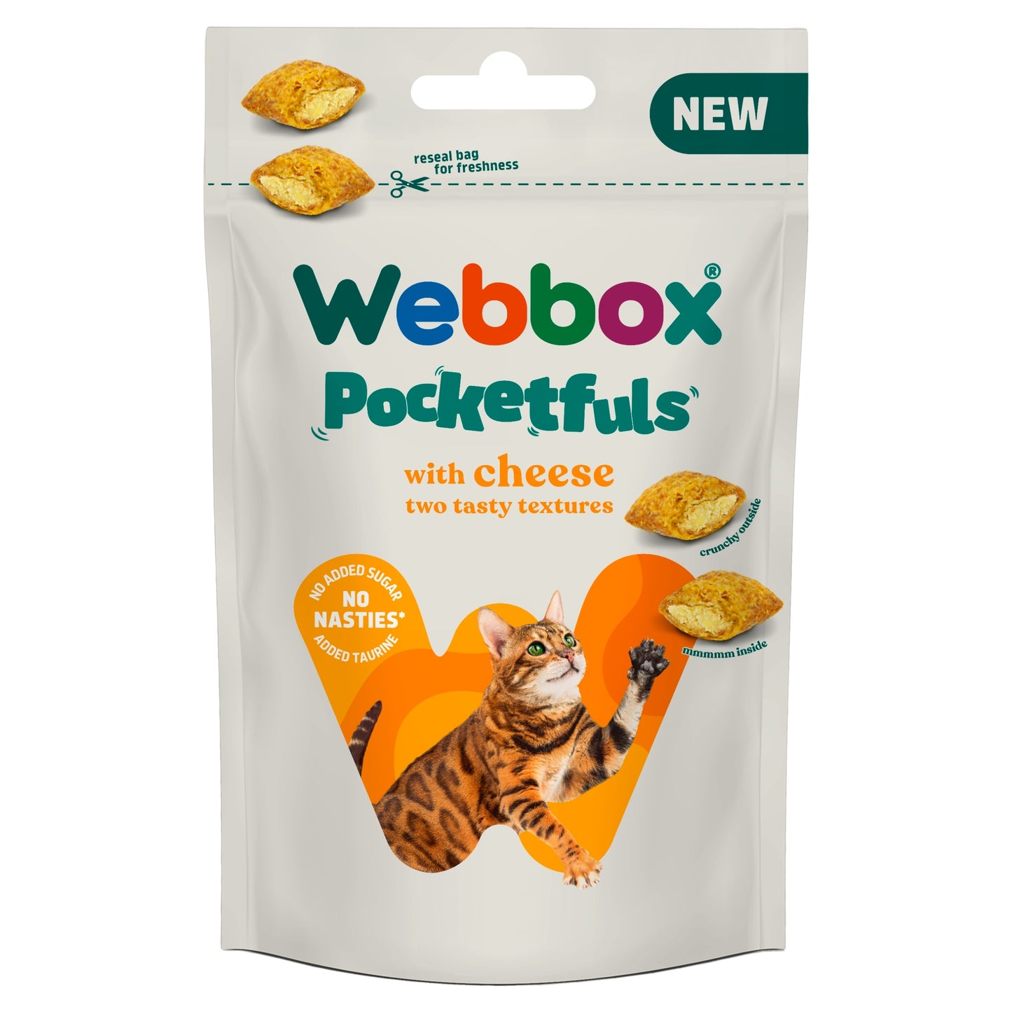 Webbox Pocketfuls with Cheese 60g — image 1