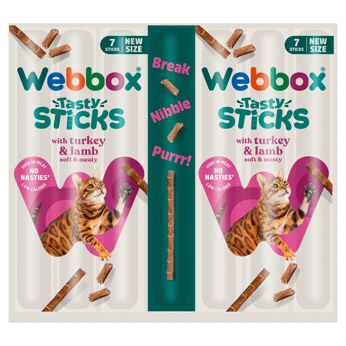 Webbox Tasty Sticks with Turkey & Lamb 7 x 5g — image 1