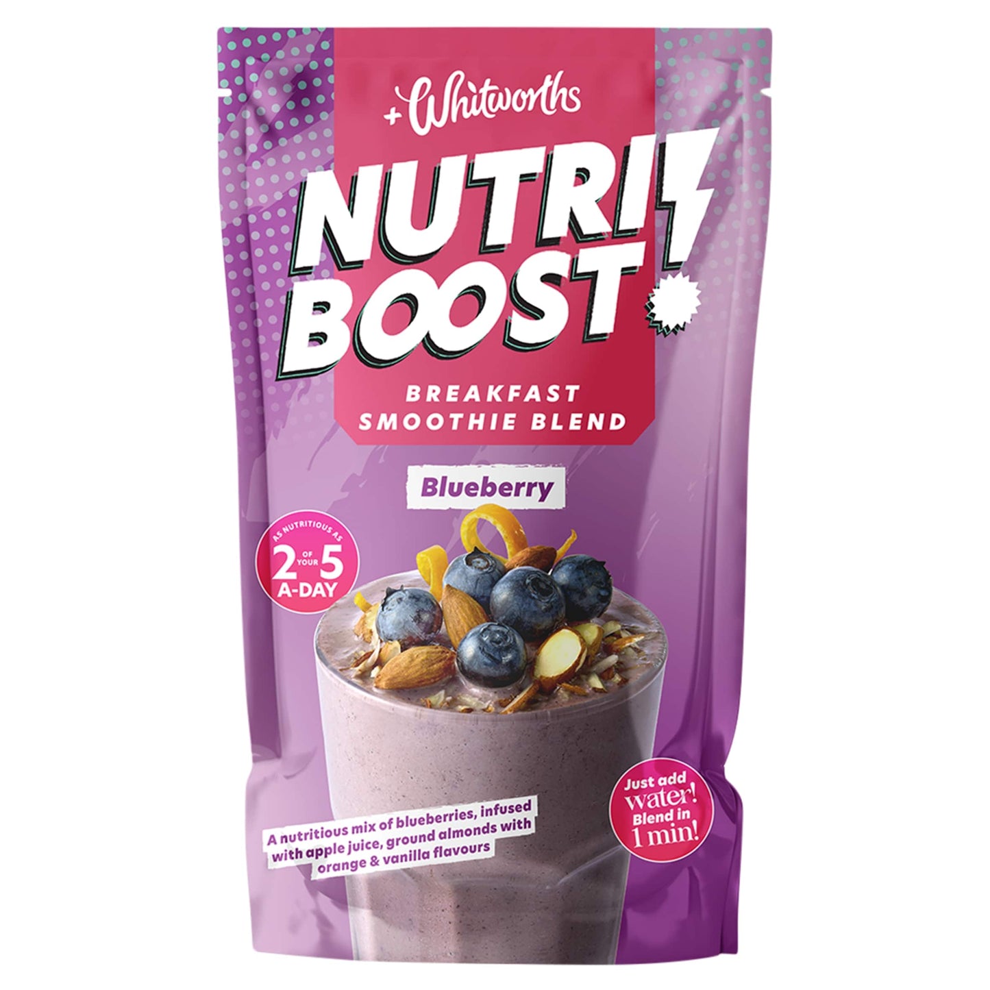 Whitworths Nutriboost Blueberry Smoothie Blend 75g — image 1
