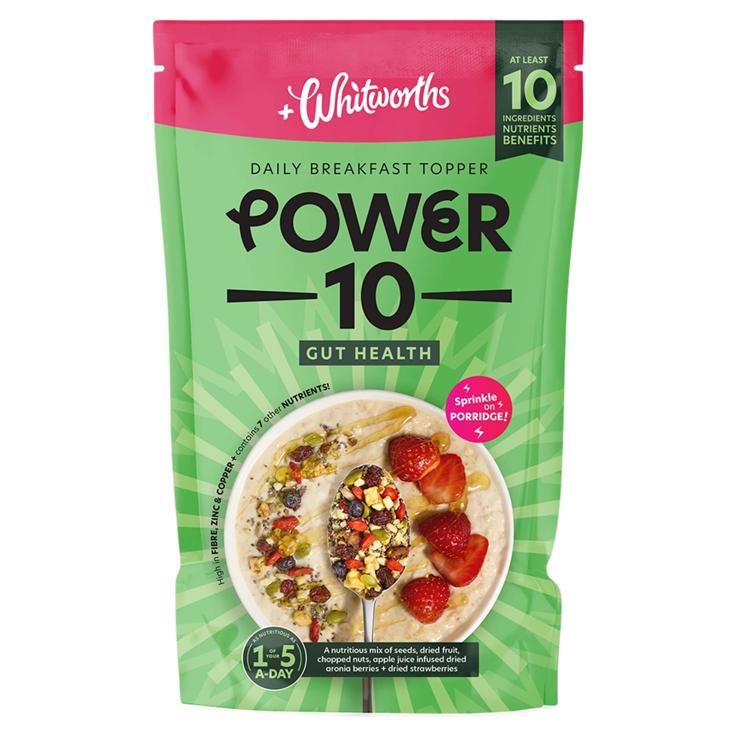 Whitworths Power 10 Gut Health Daily Breakfast Topper 150g — image 1