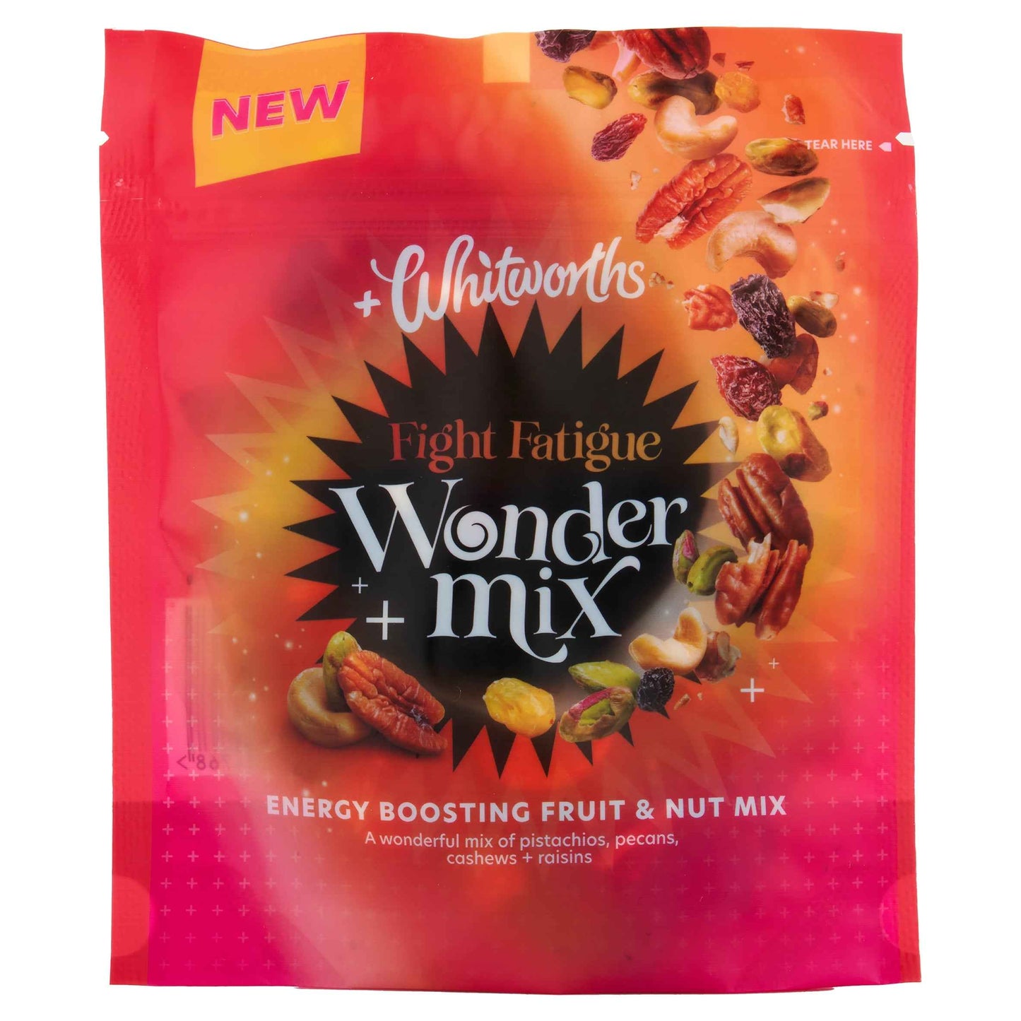 Whitworths Wondermix Fight Fatigue Fruit And Nut 105g