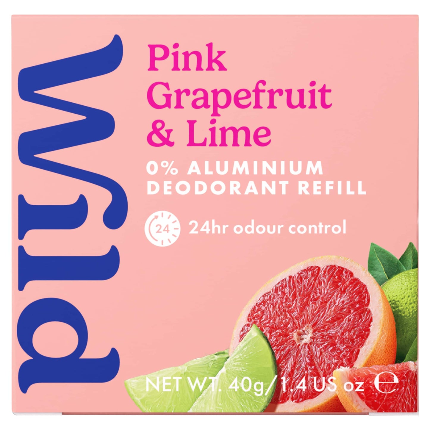 Wild Pink Grapefruit & Lime Deodorant Refill 40g — image 1