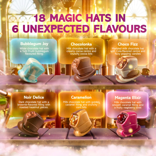 Wonka Magic Hats 18 chocolates 174g — image 2