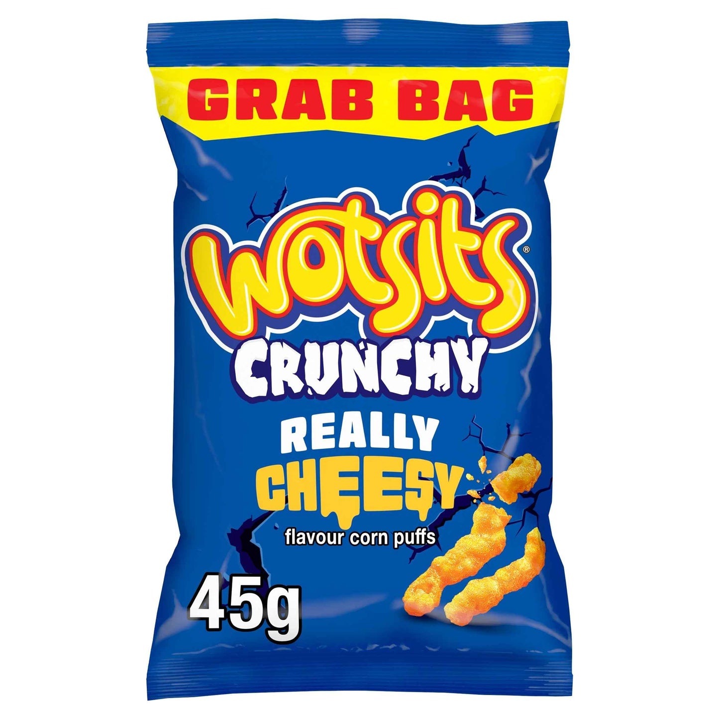 Wotsits Crunchy Really Cheesy Flavour Corn Puffs 45g