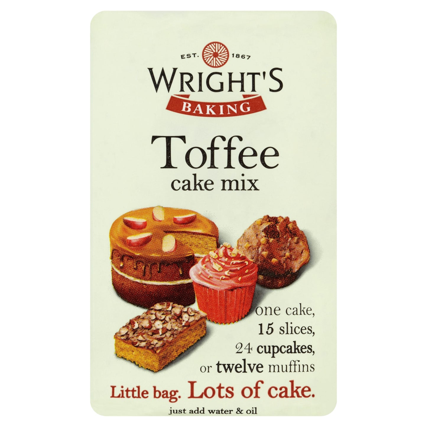 Wright's Baking Toffee Cake Mix 500G — image 1
