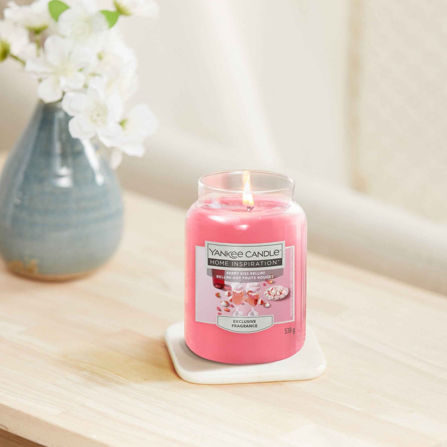 YANKEE Berry Kiss Bellini Large Jar 538g