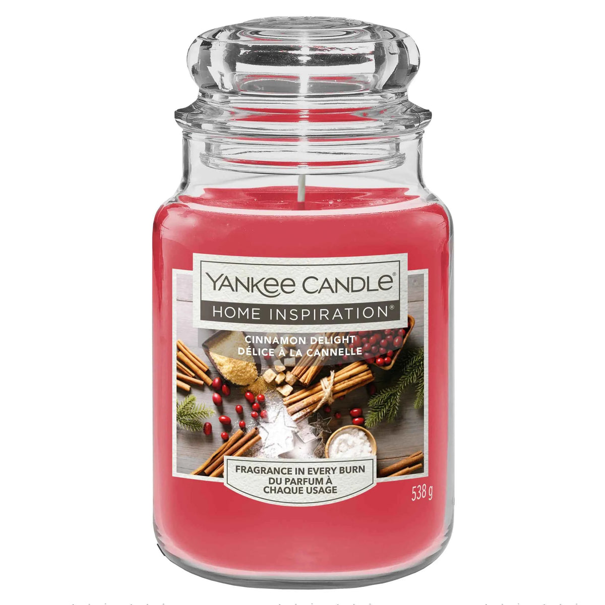 YANKee CANDLe Large Jar Cinnamon Delight 538g