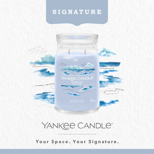 YANKee CANDLe Signature Large Jar Ocean Air 567g 567g pack shot
