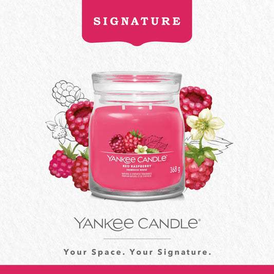 Yankee Candle Signature Medium Jar Red Raspberry 368g — image 2