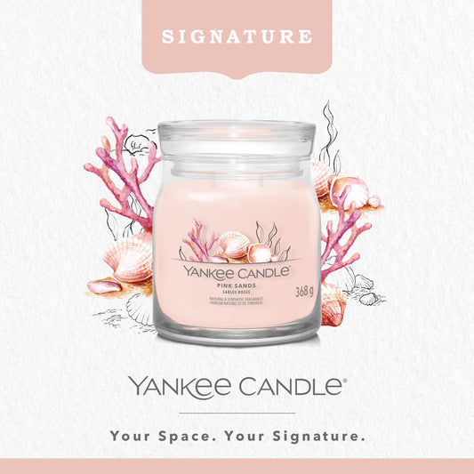 Yankee Candle Signature Pink Sands Medium Jar Candle 368g — image 2