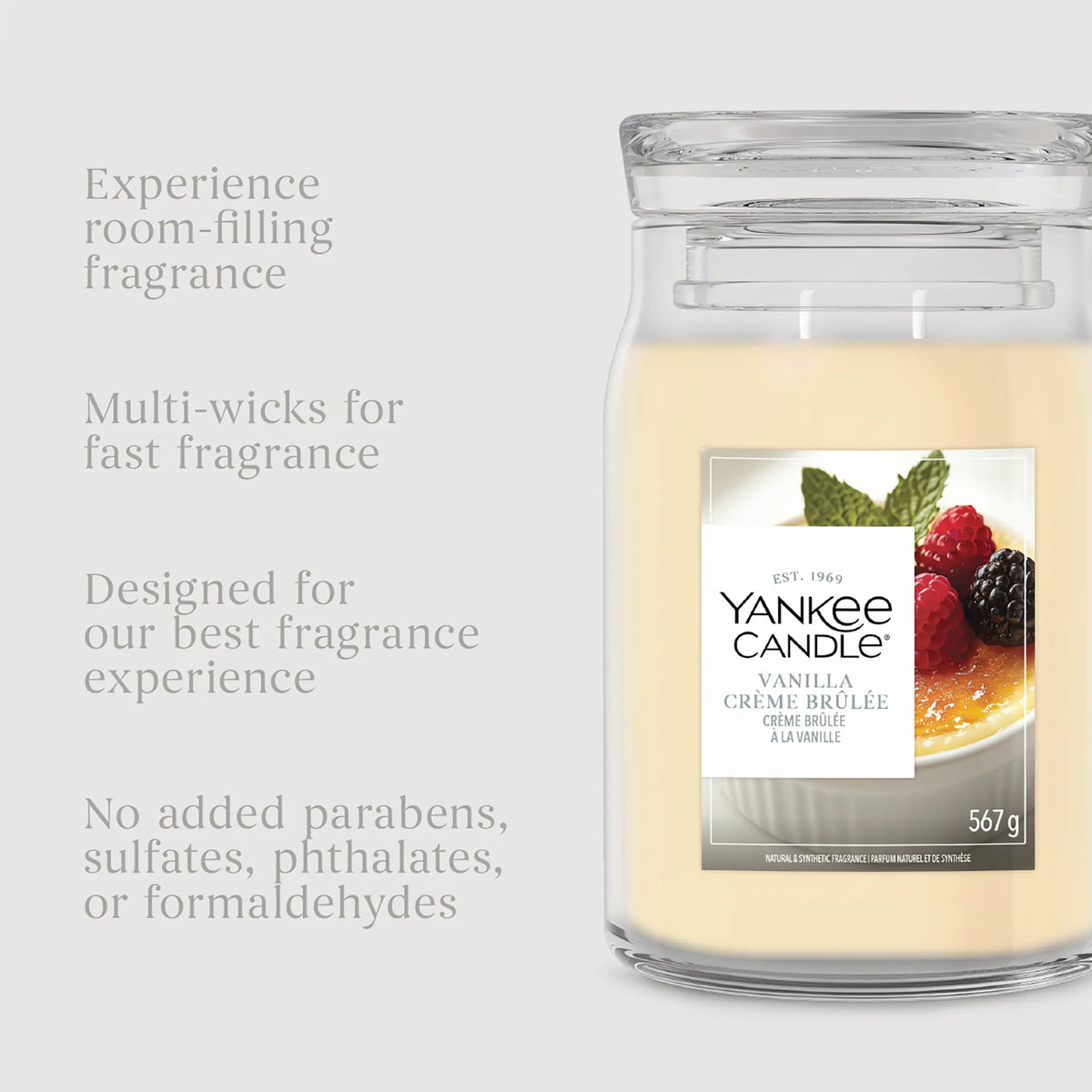 Yankee Candle Signature Vanilla Crème Brulee Large Jar 567G — image 3