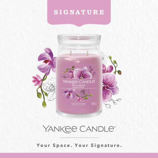 YANKee CANDLe Signature Wild Orchid Large Jar 567g 567g pack shot