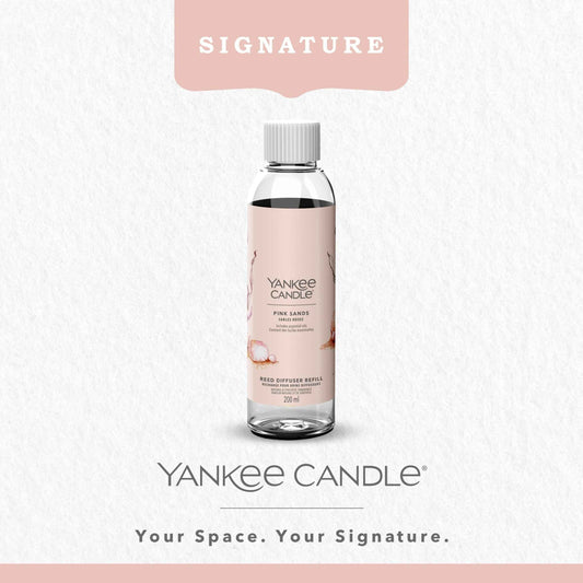 Yankee Classic Pink Sands Reed Diffuser Refill 200ml 200ml pack shot