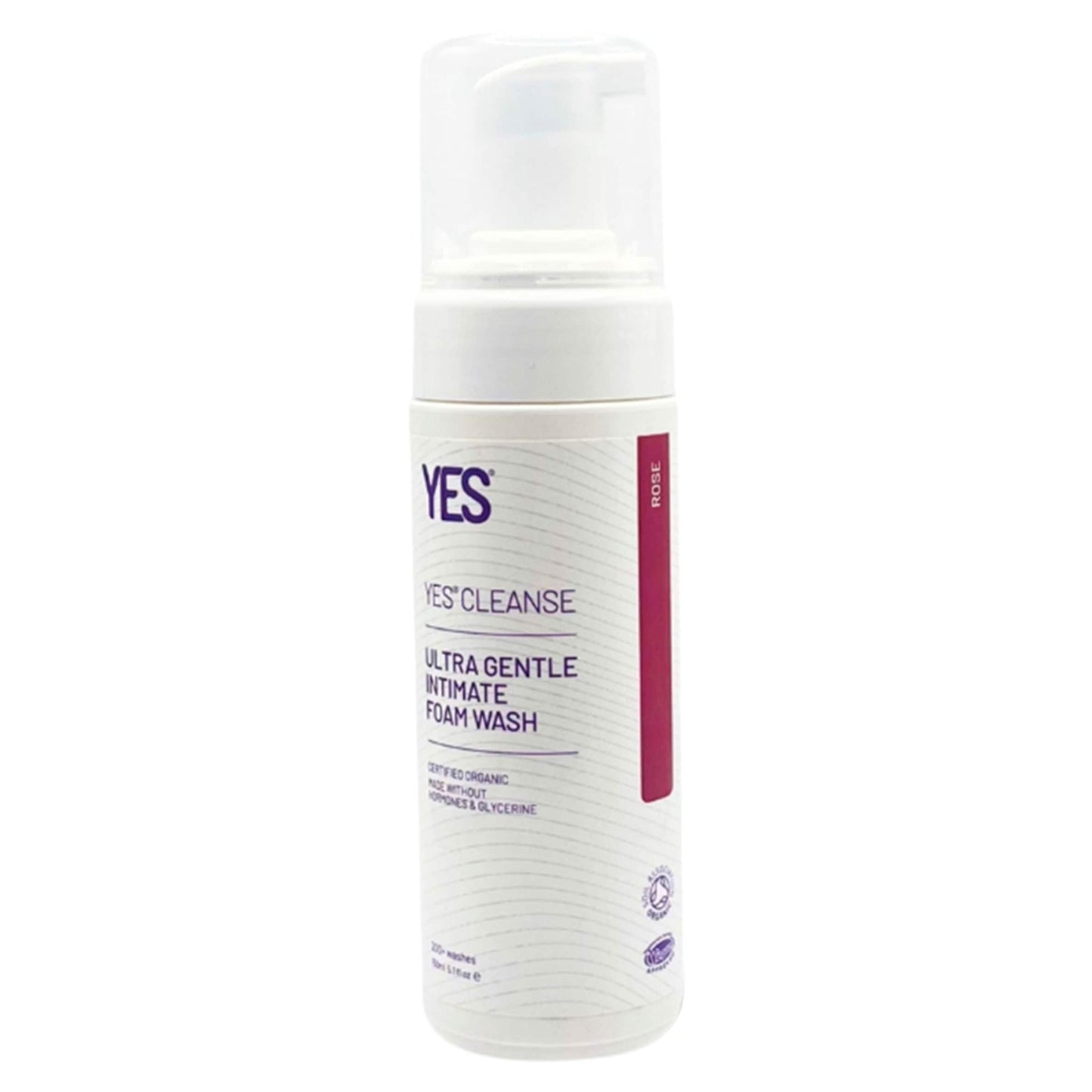 YES CLEANSE ROSE Ultra Gentle Intimate Foam Wash 150ml — image 1