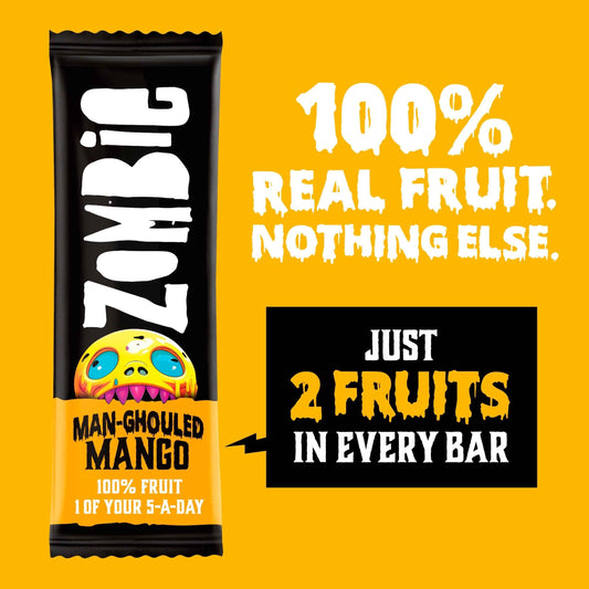 ZOMBIE Mango Fruit Snack Bar Multipack 4x25g