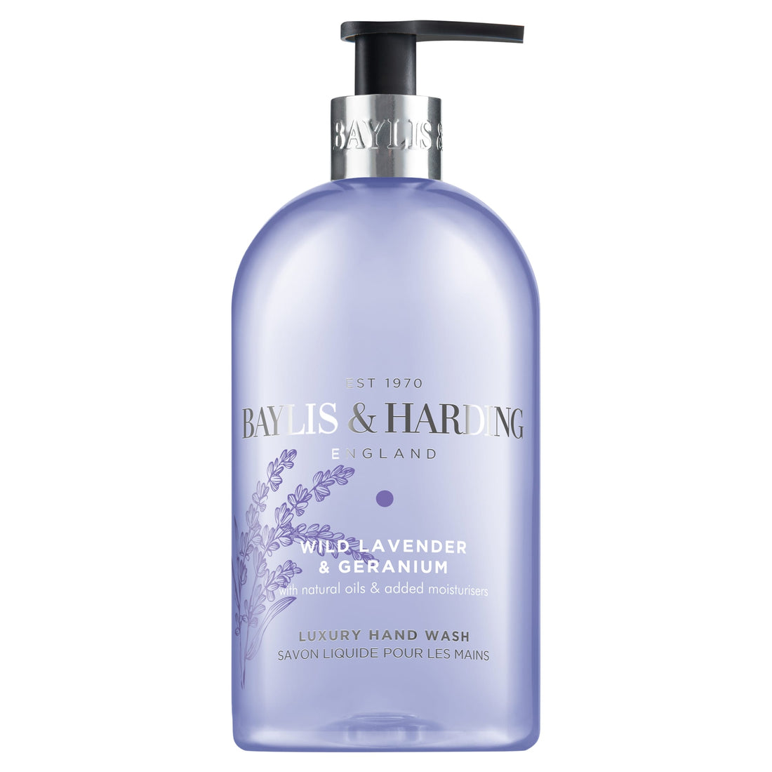 Where to buy Baylis & Harding Wild Lavender & Geranium Luxury Hand Wash 500ml in the USA - UK import from Great British Imports