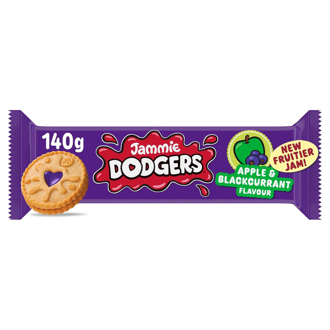 Where to buy Jammie Dodgers Apple & Blackcurrant Biscuits 140g in the USA - UK import from Great British Imports