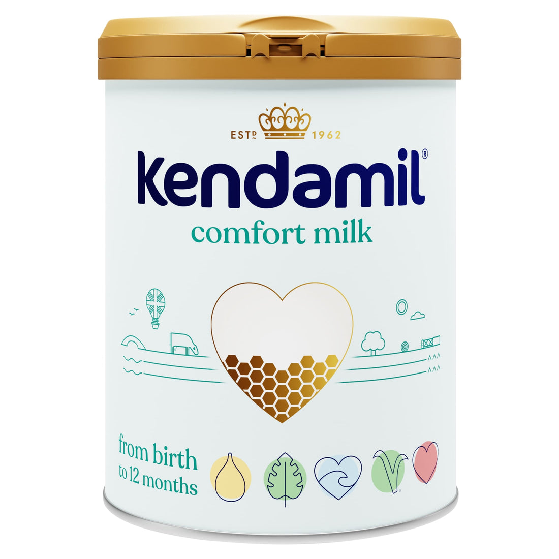 Where to buy Kendamil Comfort Milk 0-12 Months 800g in the USA - UK import from Great British Imports