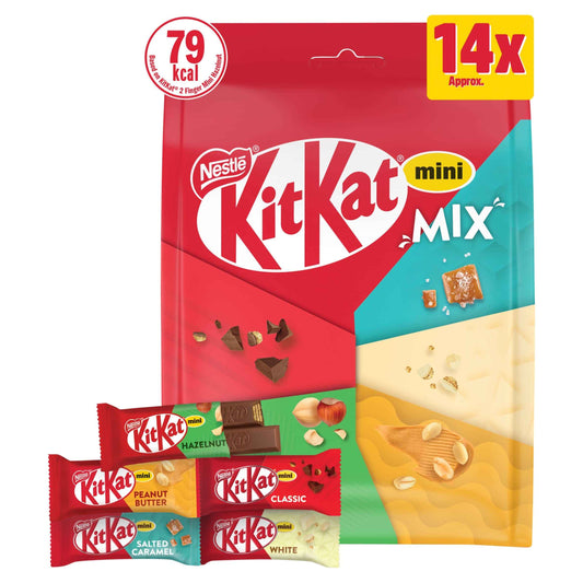 Where to buy KitKat 2 Finger Mini Mix Multipack 14 Pack in the USA - UK import from Great British Imports