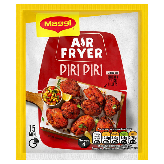 Where to buy Maggi Air Fryer Piri Piri Seasoning Mix 27g in the USA - UK import from Great British Imports