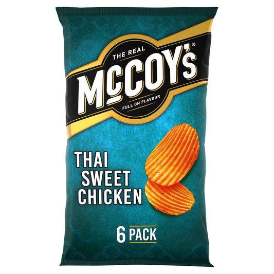 McCoy's Thai Sweet Chicken Multipack Crisps 6x25g