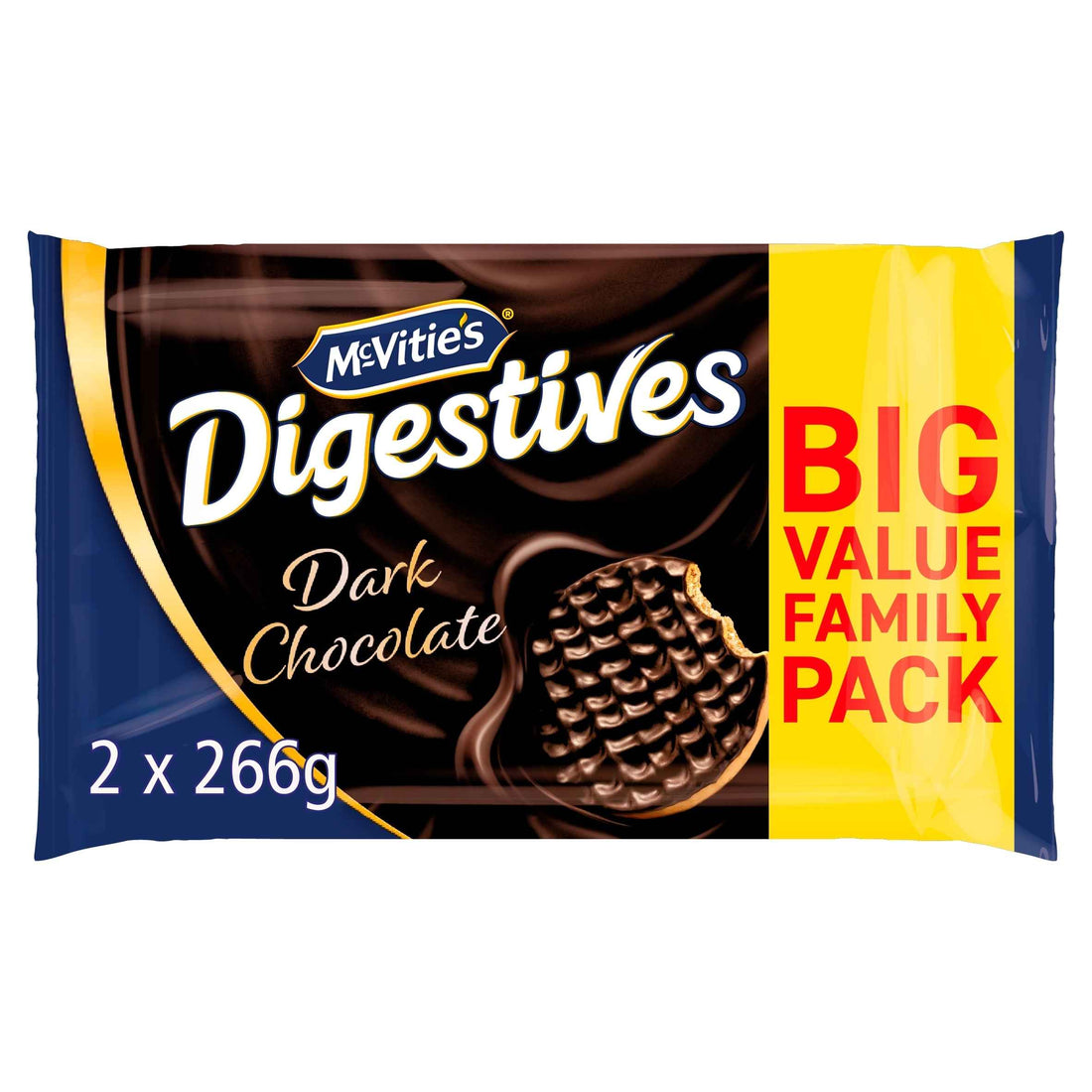 McVitie's Dark Chocolate Digestives Biscuits Twin Pack