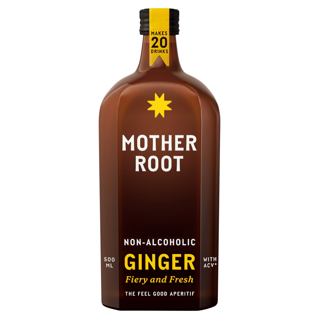 Mother Root Ginger non-alcoholic aperitif 500ml UK bottle