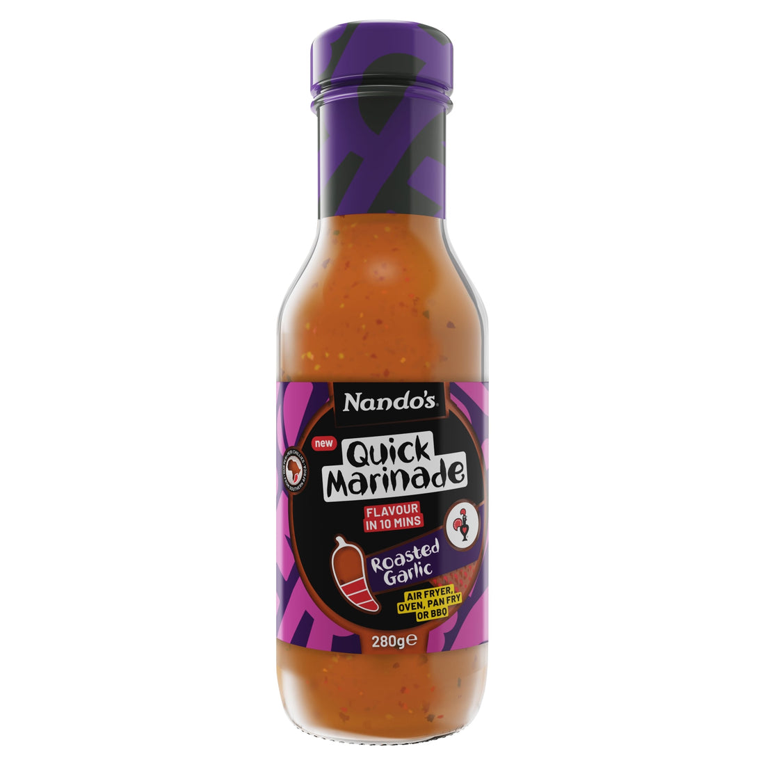 Where to buy Nando's Roasted Garlic Quick Marinade 280g in the USA - UK import from Great British Imports