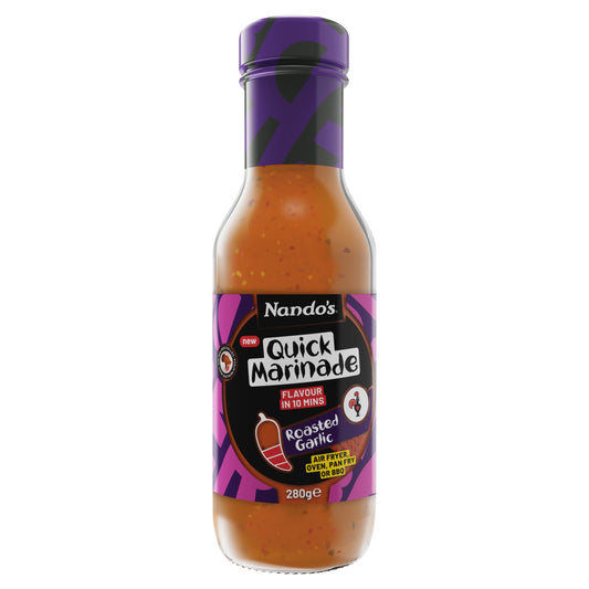 Where to buy Nando's Roasted Garlic Quick Marinade 280g in the USA - UK import from Great British Imports