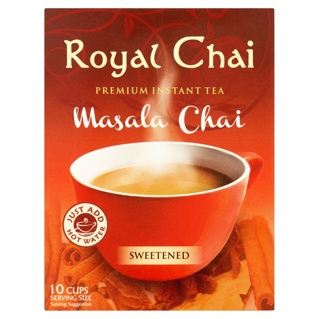 Royal Chai Masala Tea With Sugar 220g UK pack