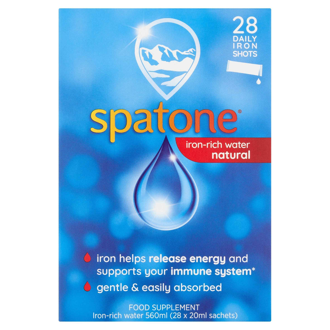 Where to buy Spatone 28 Day Pack liquid iron in the USA - UK import from Great British Imports