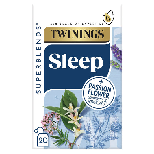 Where to buy Twinings Superblends Sleep Valerian & Orange Blossom tea in the USA - UK import from Great British Imports