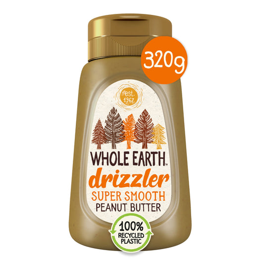 Whole Earth Drizzler Super Smooth Peanut Butter 320g UK import