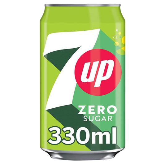 7 Up Zero Sugar Lemon & Lime Soft Drink 330ml — image 1