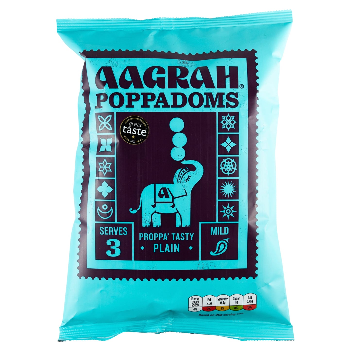 Aagrah Poppadoms Plain 60g — image 1