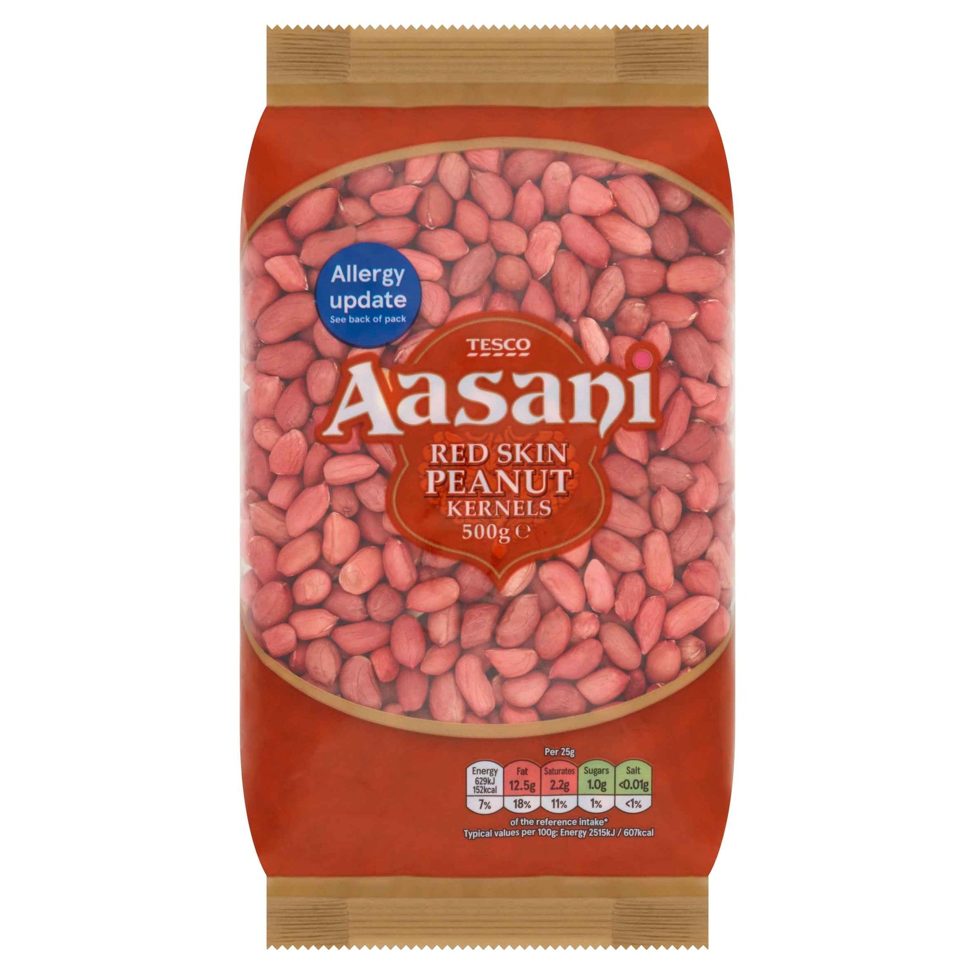 AASANI Red Skin Peanut Kernels 500g