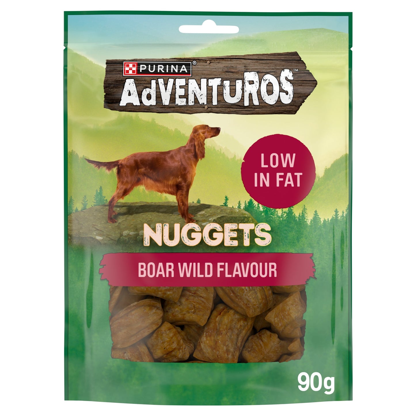 ADVENTUROS Nuggets Wild Boar Dog Treats 90g — image 1
