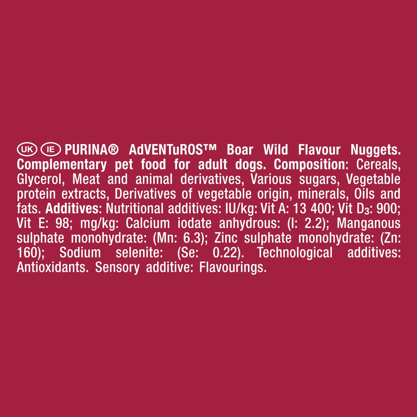 ADVENTUROS Nuggets Wild Boar Dog Treats 90g — image 3
