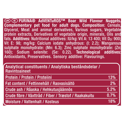 ADVENTUROS Nuggets Wild Boar Dog Treats 90g — image 5