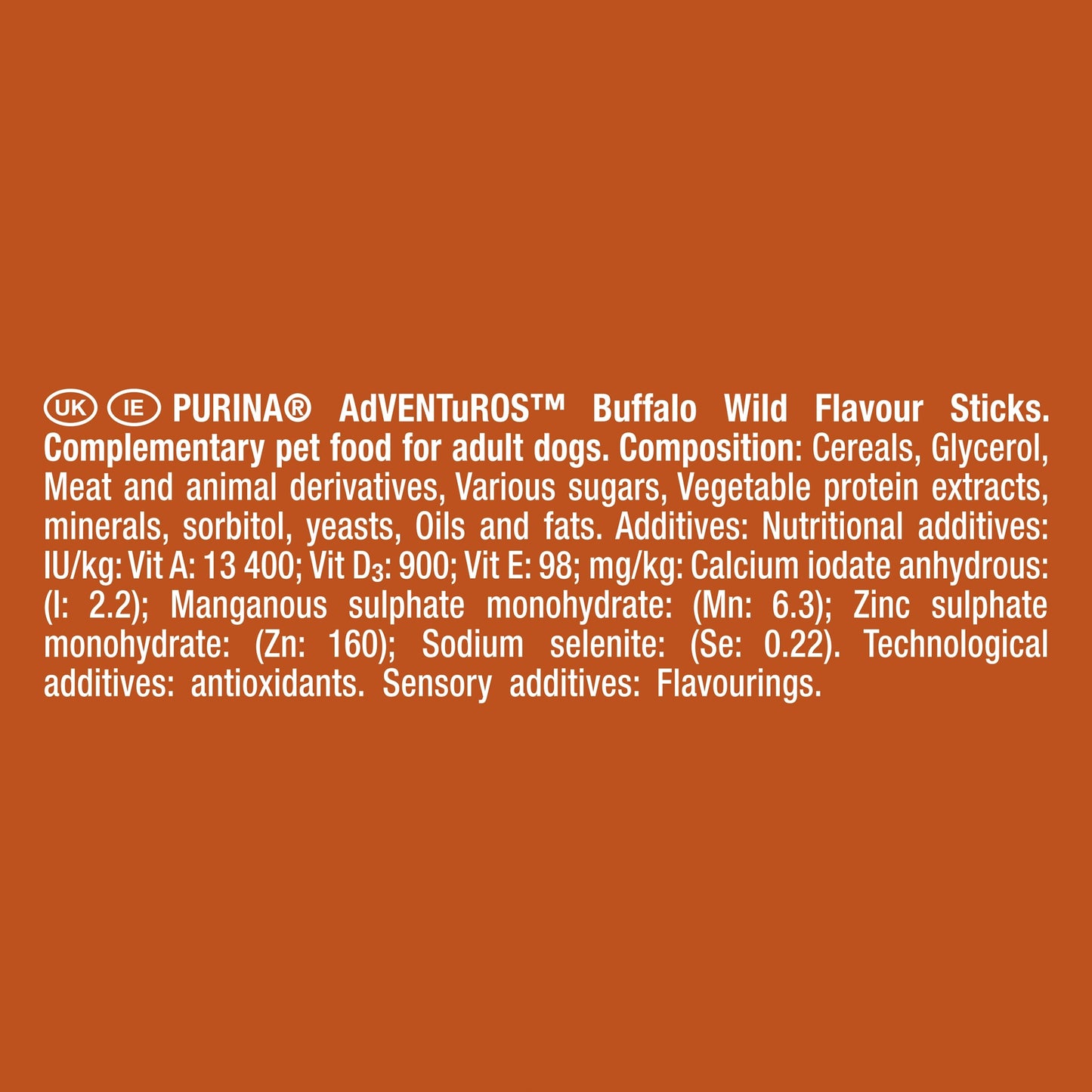 Adventuros Sticks Dog Treats Buffalo Flavour 120g — image 4