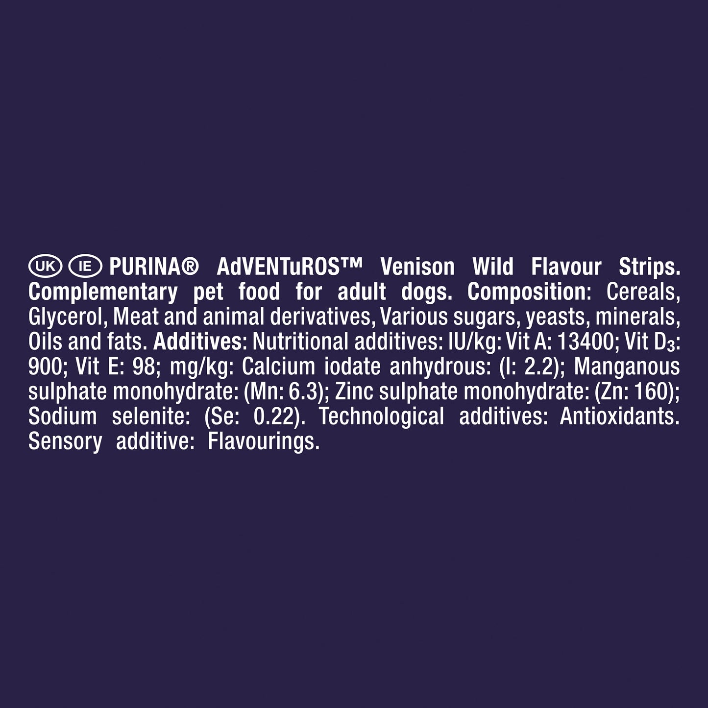 Adventuros Strips Dog Treats Venison Flavour 90g — image 4