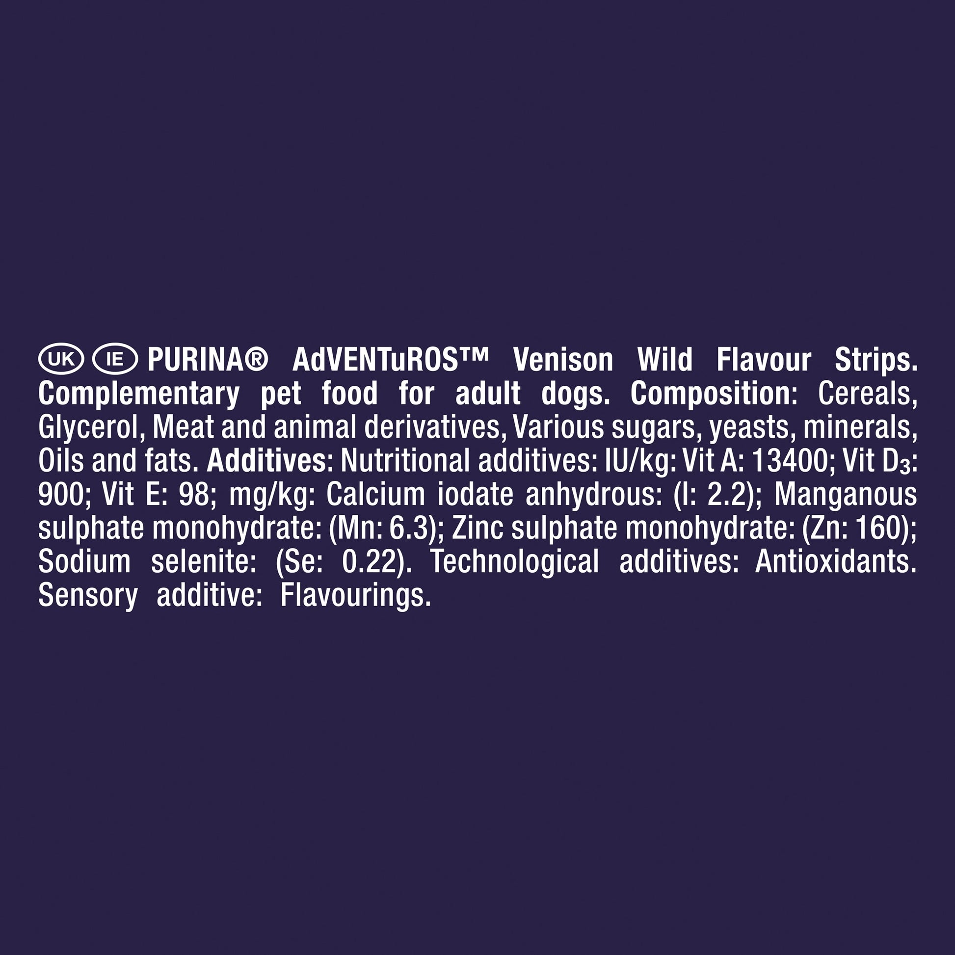 Adventuros Strips Dog Treats Venison Flavour 90g — image 4