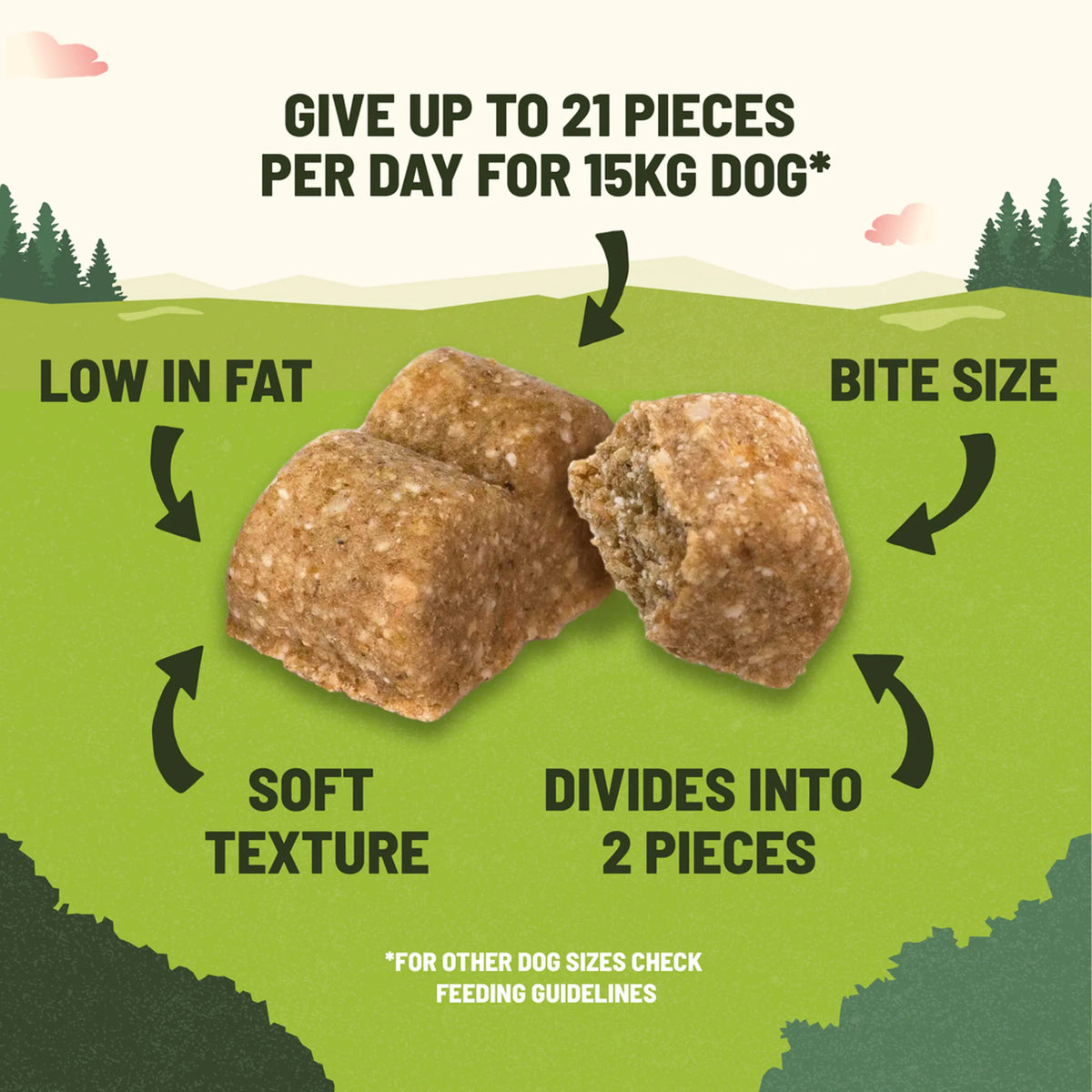 Adventuros Training Dog Treats Rich in Salmon 115g — image 3