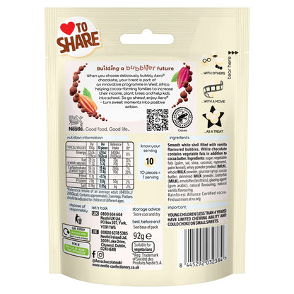 Aero Bubble Milkybar White Chocolate 92g — image 3