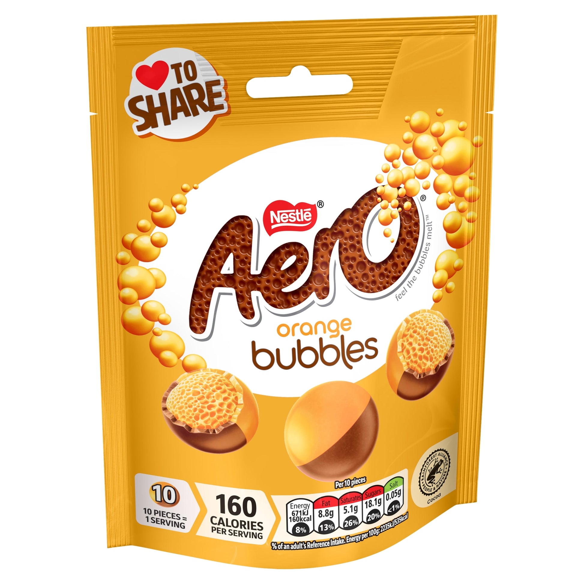 Aero Bubbles Orange Flavoured Chocolate 92g — image 3
