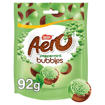 Aero Bubbles Peppermint Mint Chocolate Sharing Bag 92g — image 1
