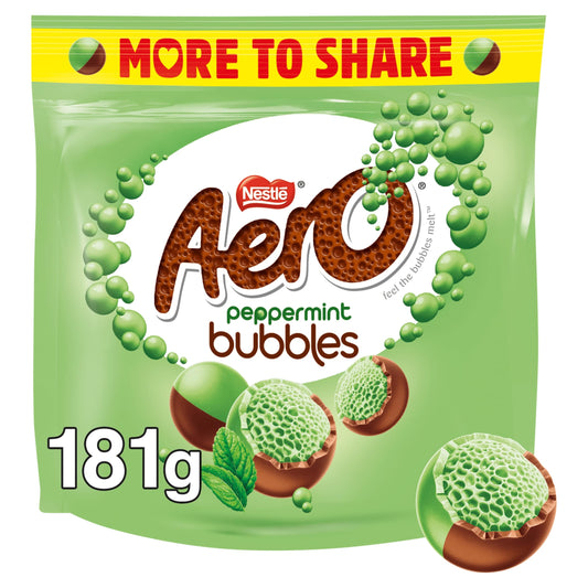 Aero Bubbles Peppermint Share Bag 181g — image 1