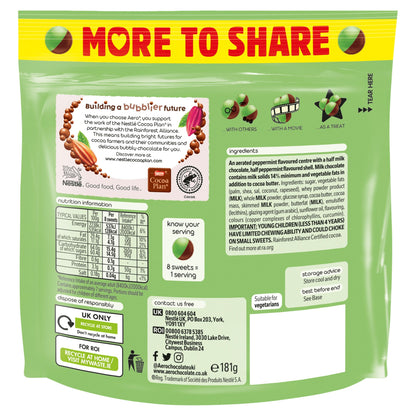 Aero Bubbles Peppermint Share Bag 181g — image 4