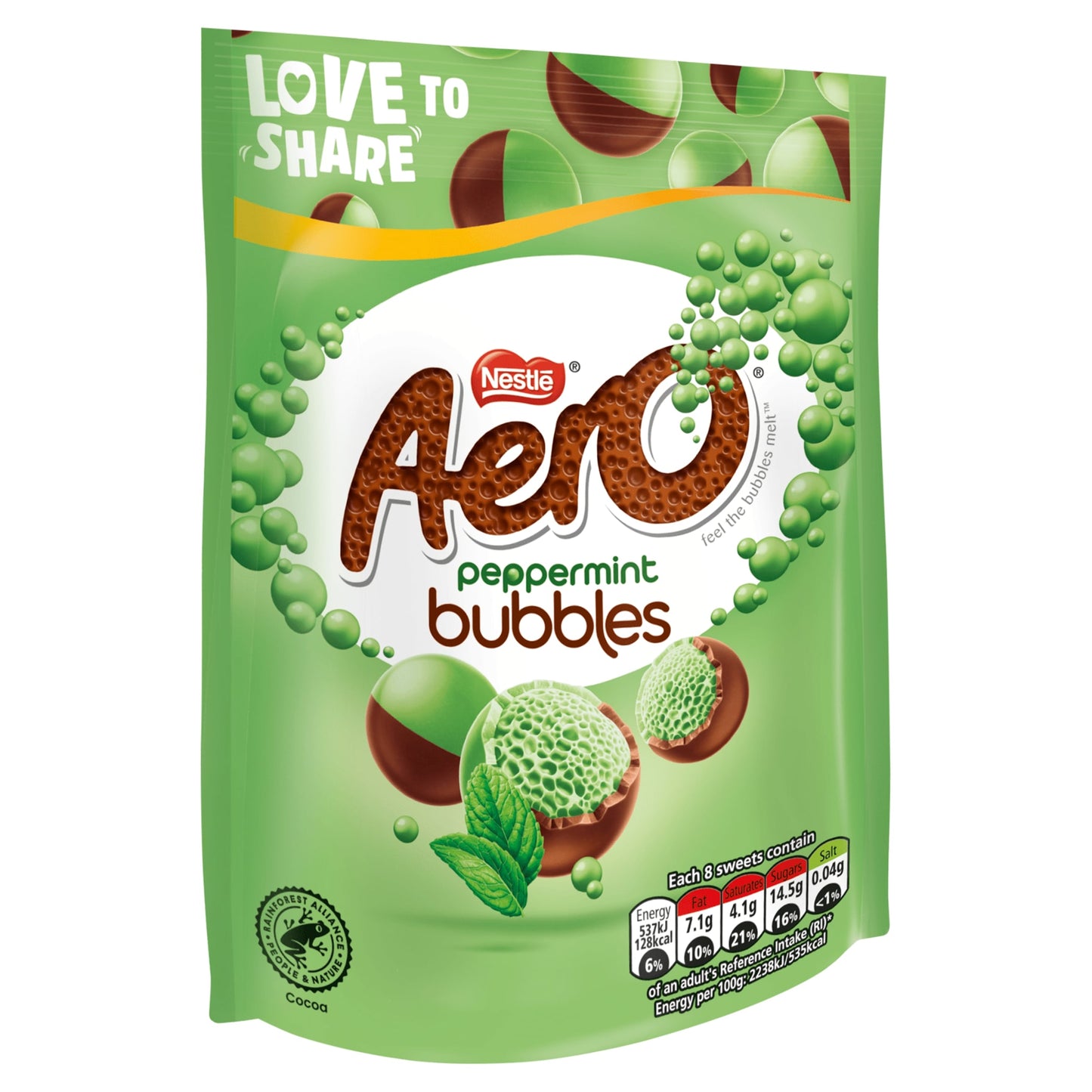 Aero Peppermint Milk Chocolate Bubbles 80g — image 3